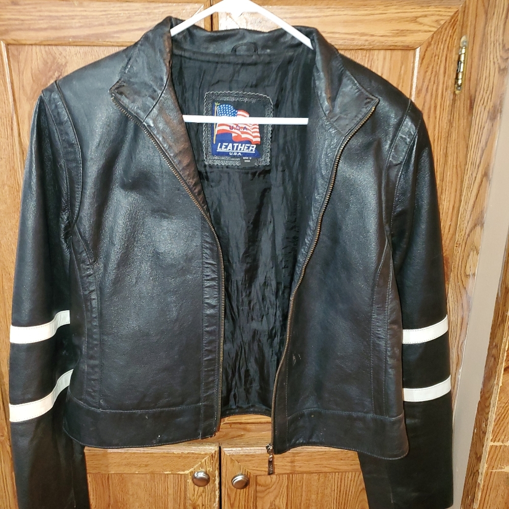 Leather jacket